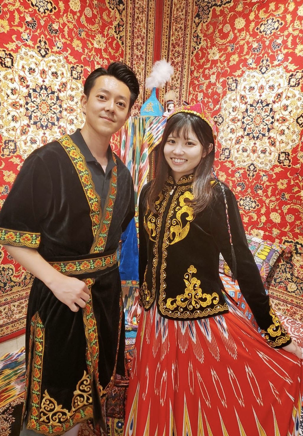 新疆の民族衣装体験