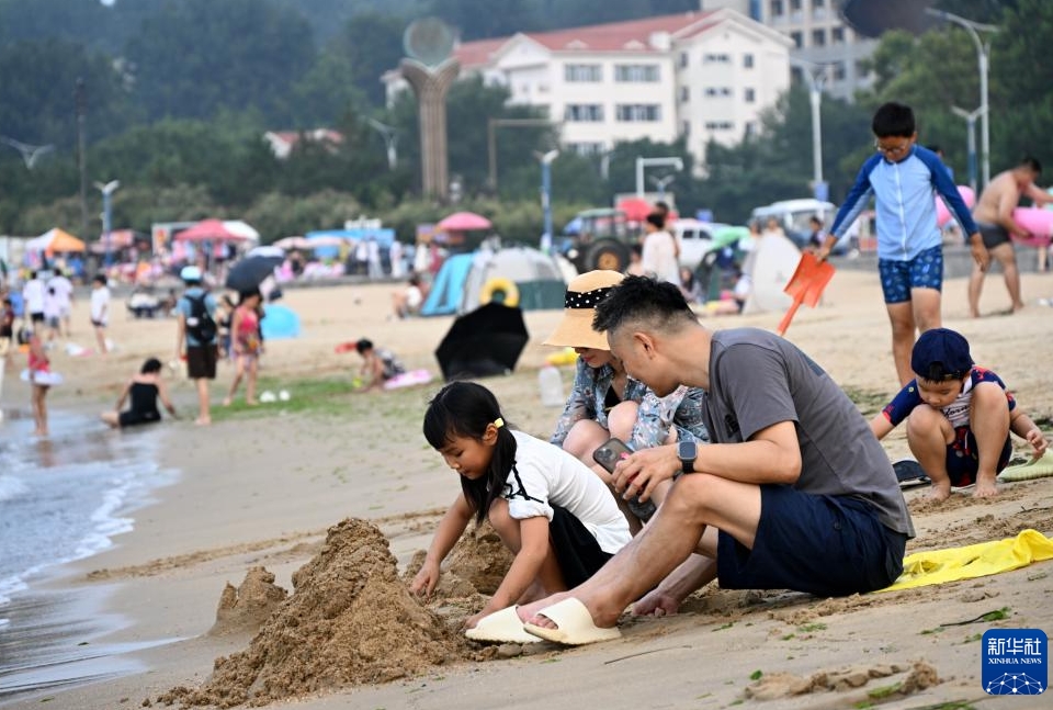 海洋生態系の修復で海岸沿いに広がる「グリーンベルト」　山東省