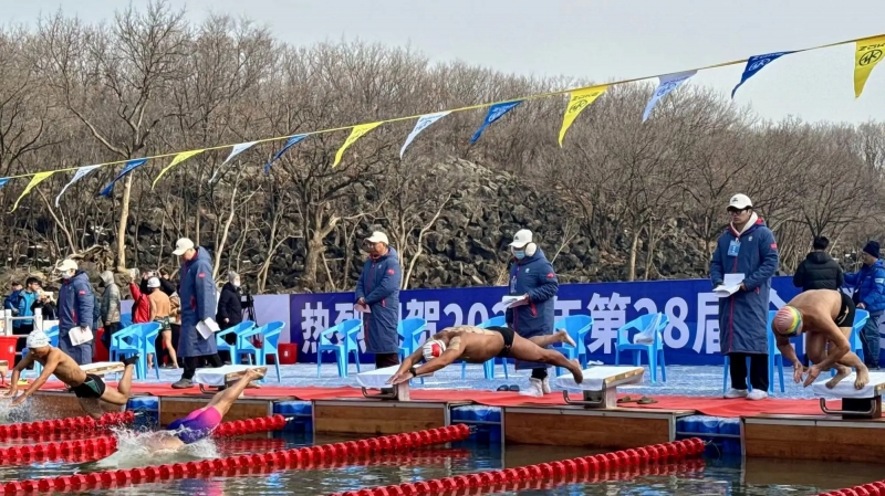 選手権大会の様子（撮影・馬俊瑋）。