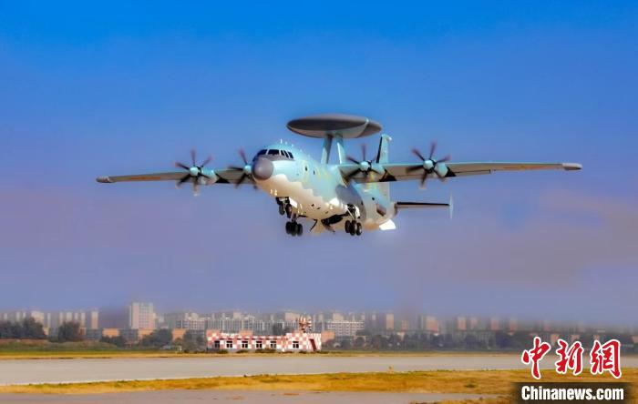 早期警戒機「空警-500」（写真は中国航空工業集団陝飛提供）