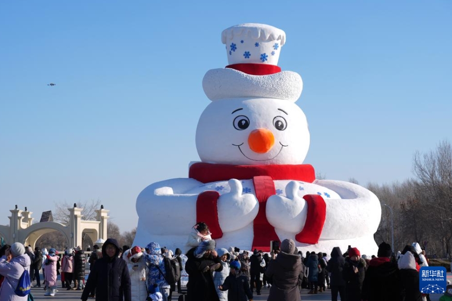 第37回太陽島国際雪像芸術博覧会がプレオープン　黒竜江省