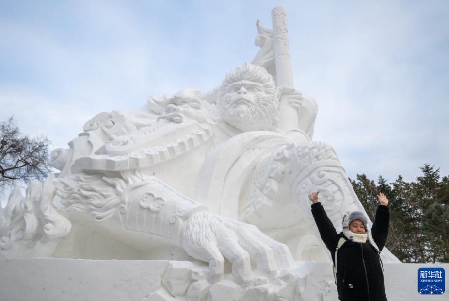 第37回太陽島国際雪像芸術博覧会がプレオープン　黒竜江省