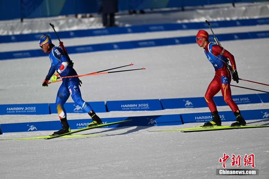 バイアスロン男子4×7.5キロリレーで中国が銅メダル、金は日本　アジア冬季競技大会