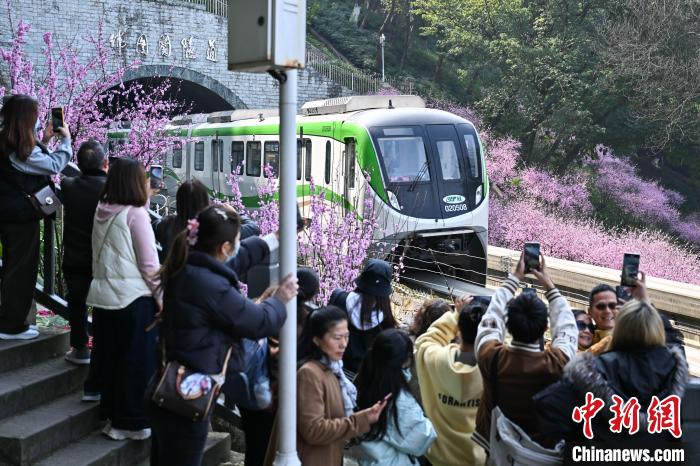 春に向かう列車　重慶