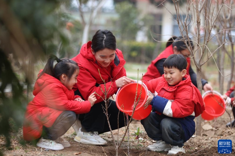 新緑が芽吹く春に、中国各地で植樹活動