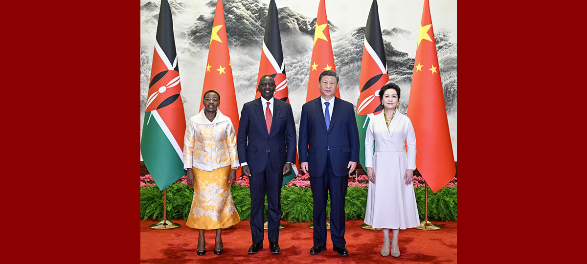 習近平国家主席がケニアのルト大統領と会談
