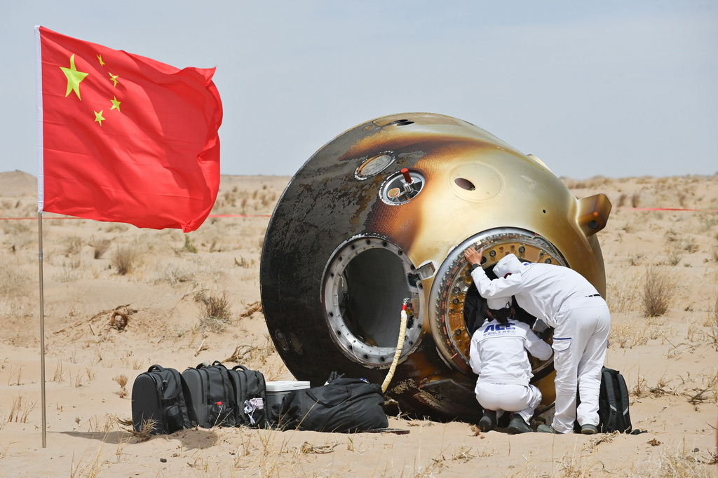 有人宇宙船「神舟19号」のミッションは無事成功した。（撮影・馬金瑞）