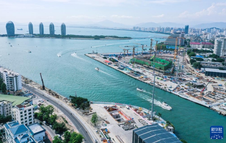 着々と作業進む三亜市初の海底トンネルプロジェクト　海南省