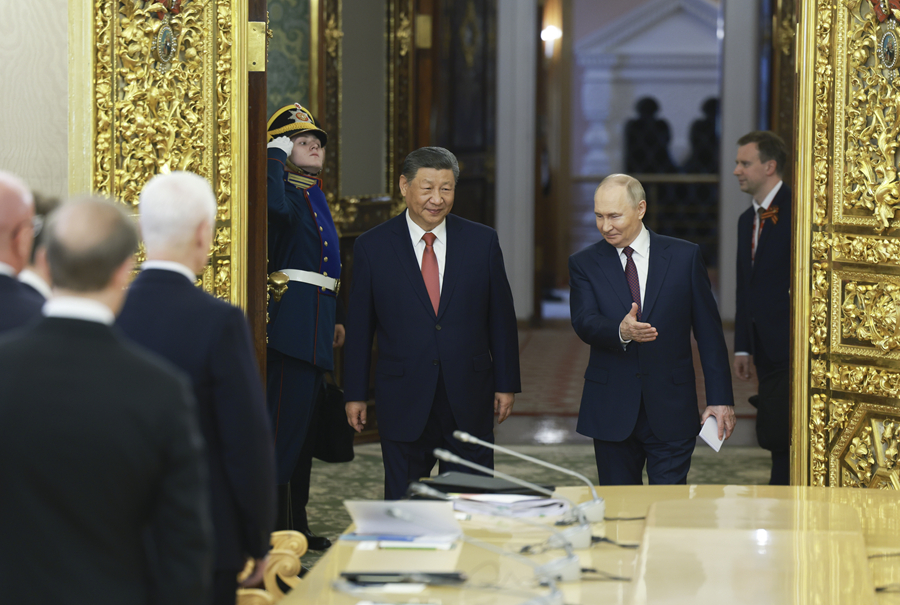 習近平国家主席がプーチン露大統領と会談
