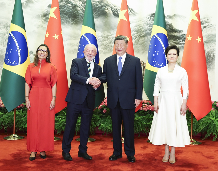 習近平国家主席がブラジルのルーラ大統領と会談