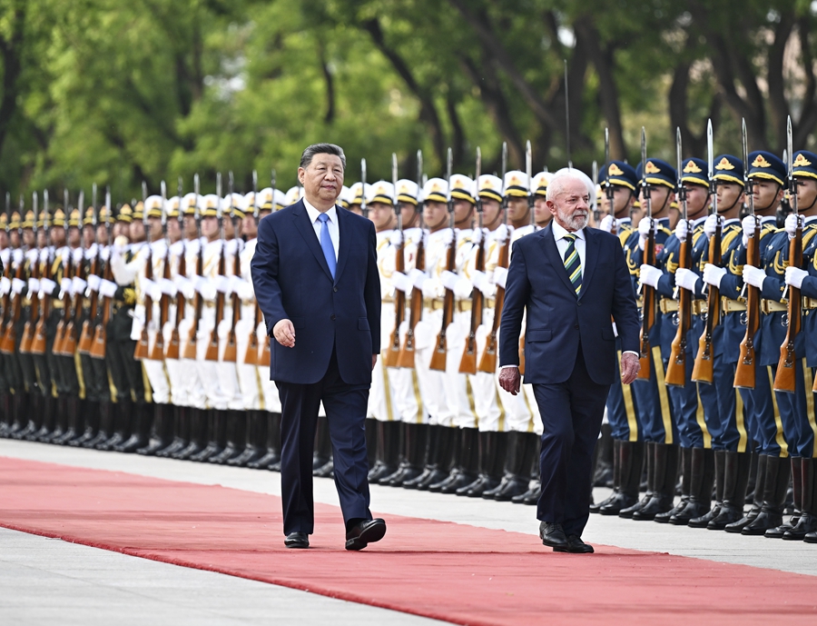 習近平国家主席がブラジルのルーラ大統領と会談