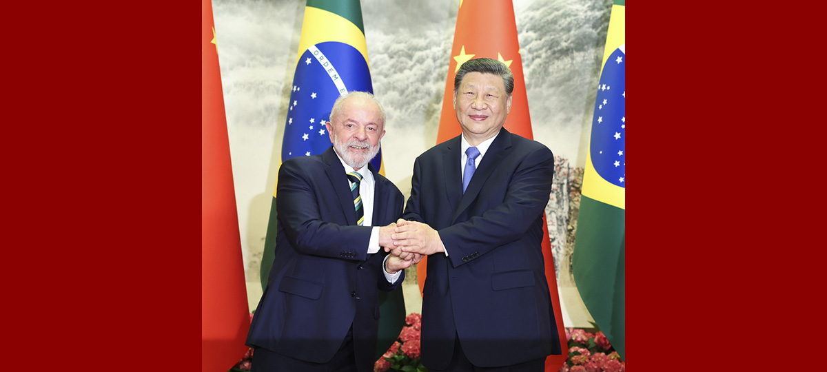 習近平国家主席がブラジルのルーラ大統領と会談