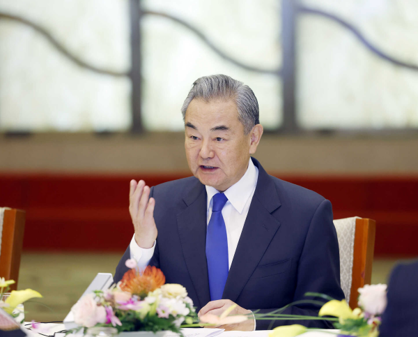 王毅氏がアフリカ諸国の駐中国大使らと会見