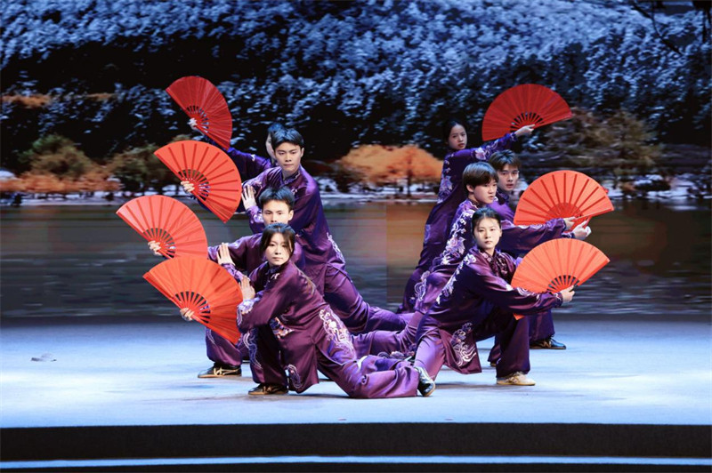 武術のパフォーマンス（写真提供・主催者）。