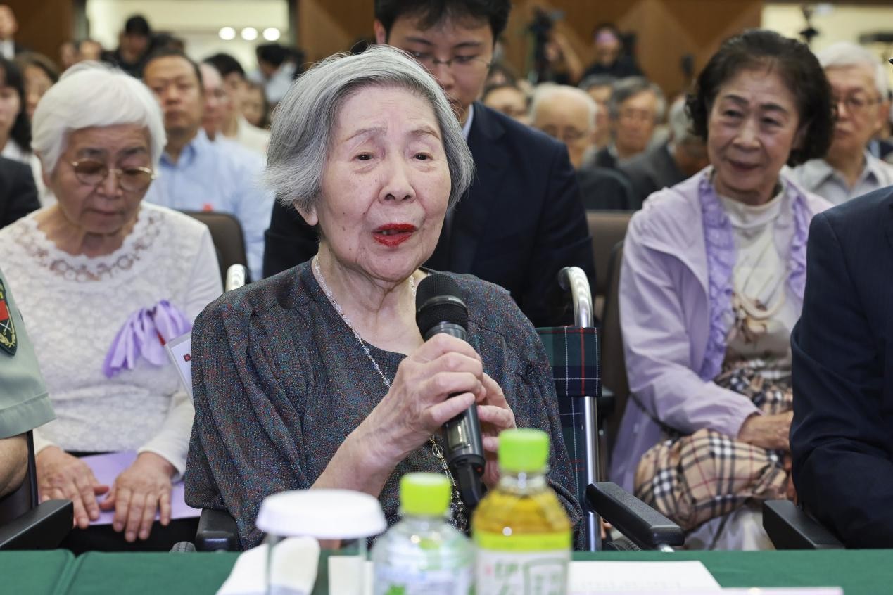 日本国籍の元解放軍兵士・元木光子氏（提供・在日本中国大使館）
