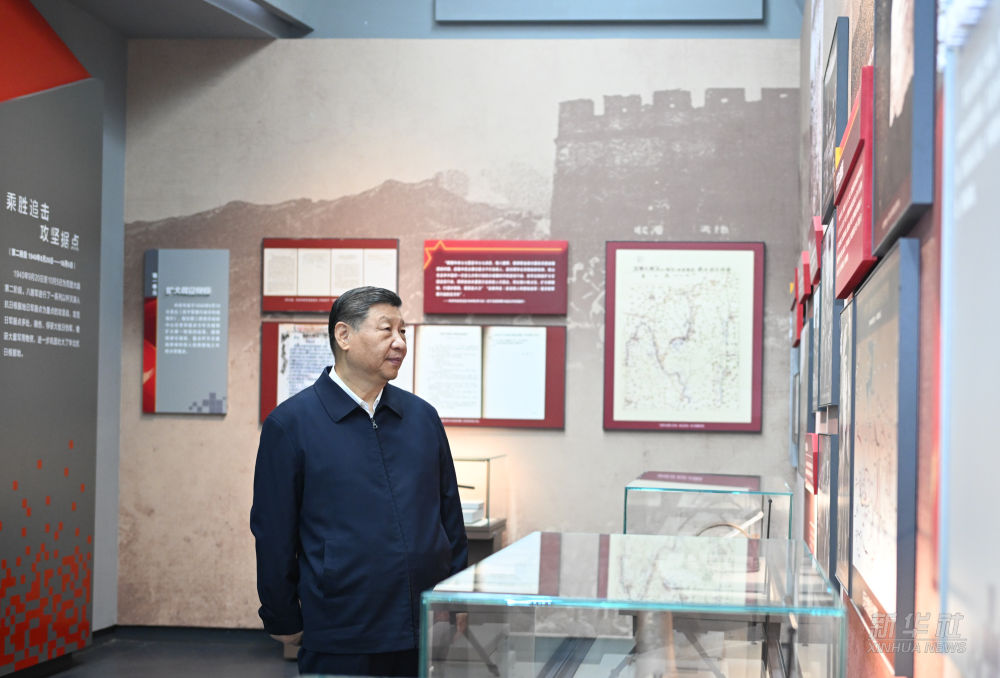 習近平総書記が山西省陽泉市で抗日戦争烈士に献花、百団大戦記念館を見学