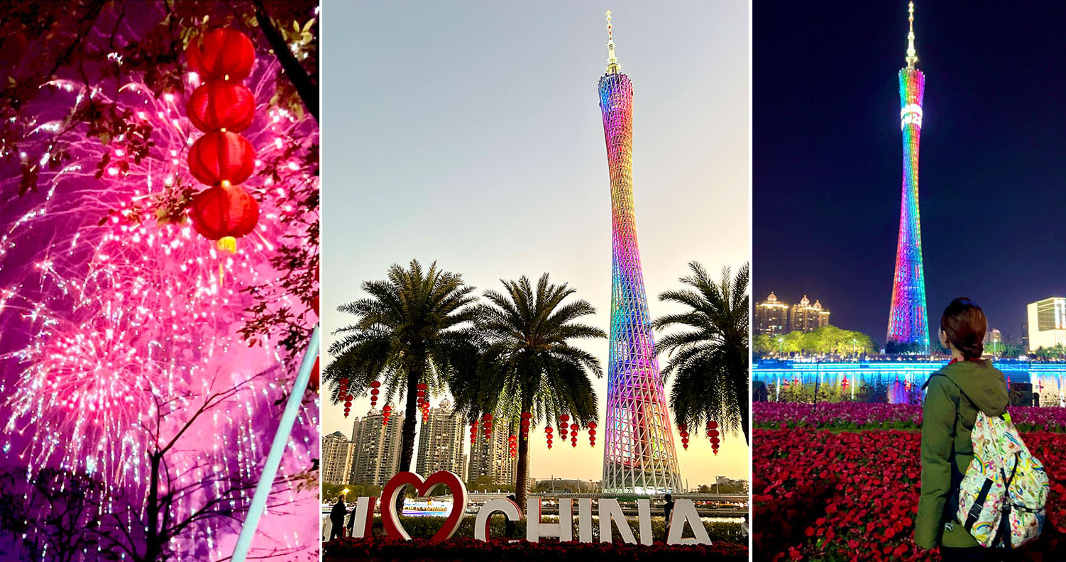 作者：NAO　撮影場所：広東省広州市春節の広州にひとり旅で、白鹅潭の花火を見に行きました。自撮りをしていると、中国の方から「撮ろうか？」とよく親切に声を掛けられます。写真を撮りながら、「もう少し頭を右に向けて！」など様々なポーズの指示もしてくれました。最後には微信を交換して、今では日頃の投稿にお互いに「いいね！」をしています。私も中国各地のグルメや風景にもっと興味を持つようになりました。