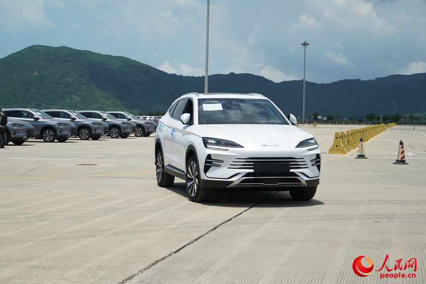 深汕協力区産の新エネ車1100台超が船積みされ海外へ