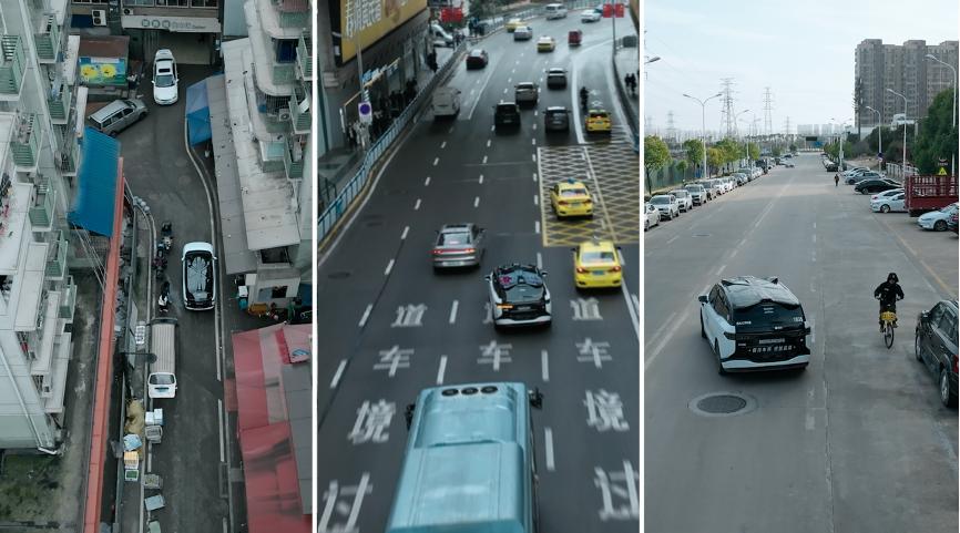 都市の複雑な道路状況に柔軟に対応する蘿蔔快跑（画像提供：百度）