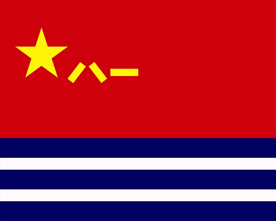 海軍軍旗（新華社より）
