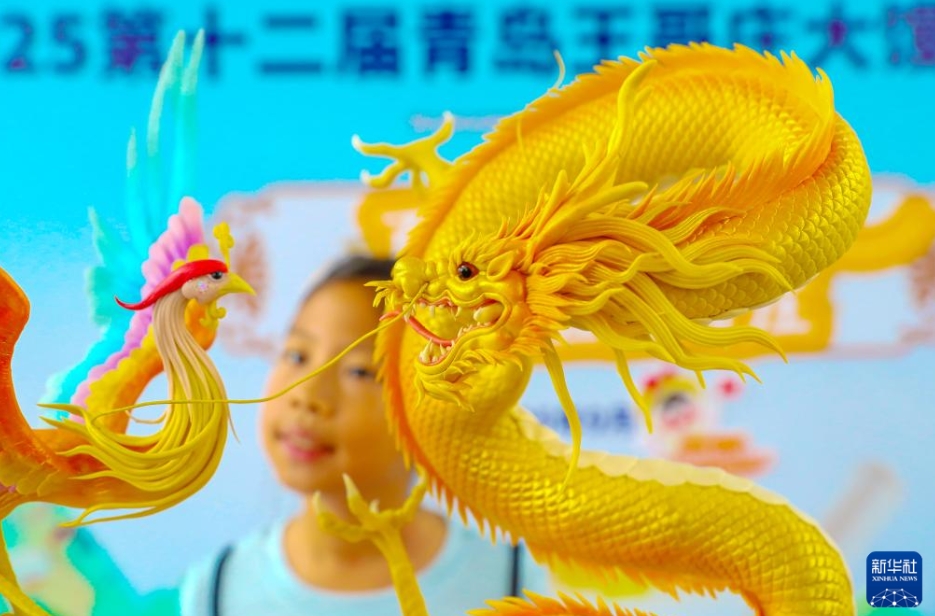 飾り蒸しパンコンテスト開催　山東省青島市