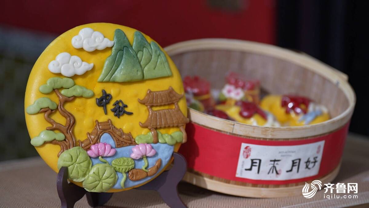 山東省日照市で「中秋節」に食べる飾り蒸しパンが人気に