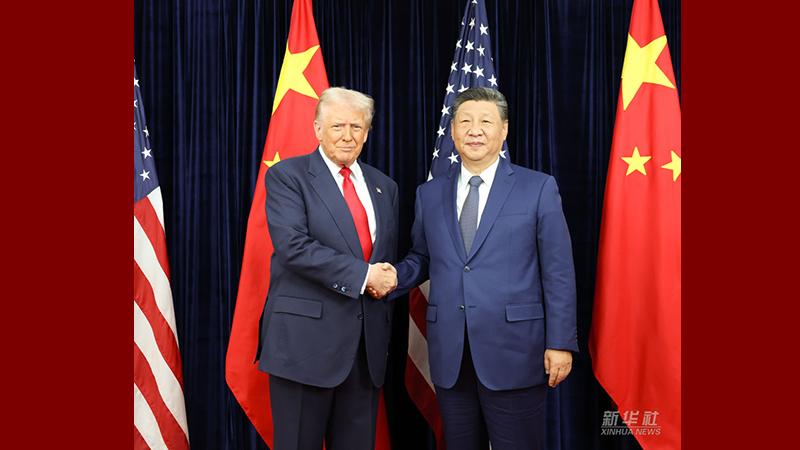 中米首脳会談、習近平国家主席「中米関係という大きな船を安定して前へ進めるべき」