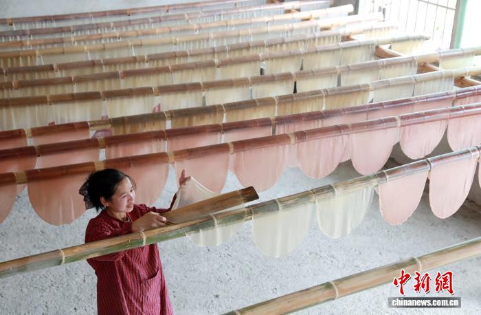 まもなく立冬、天日干し作業もピークに　広西・三江侗郷