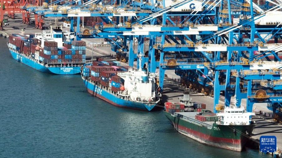 西部陸海新ルートの累計貨物輸送量が500万TEUを突破