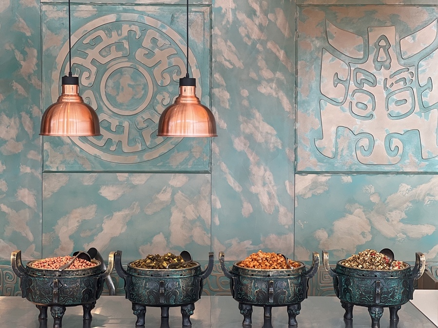 湖北省博物館の湖博食堂の様子（11月20日撮影・喩珮）。