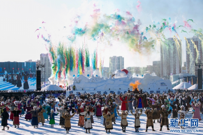 氷と雪のナーダムが内蒙古自治区で開幕