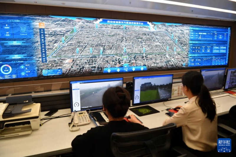 西安城壁のデジタル守護者