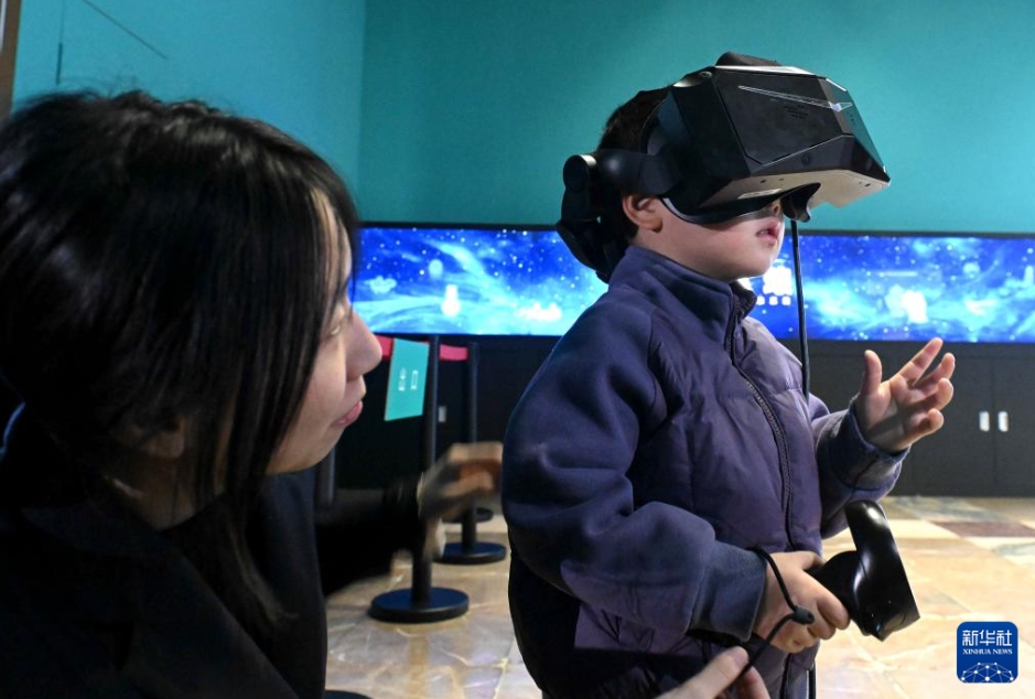 人気を集めるデジタルインタラクティブ体験展　河北省石家荘