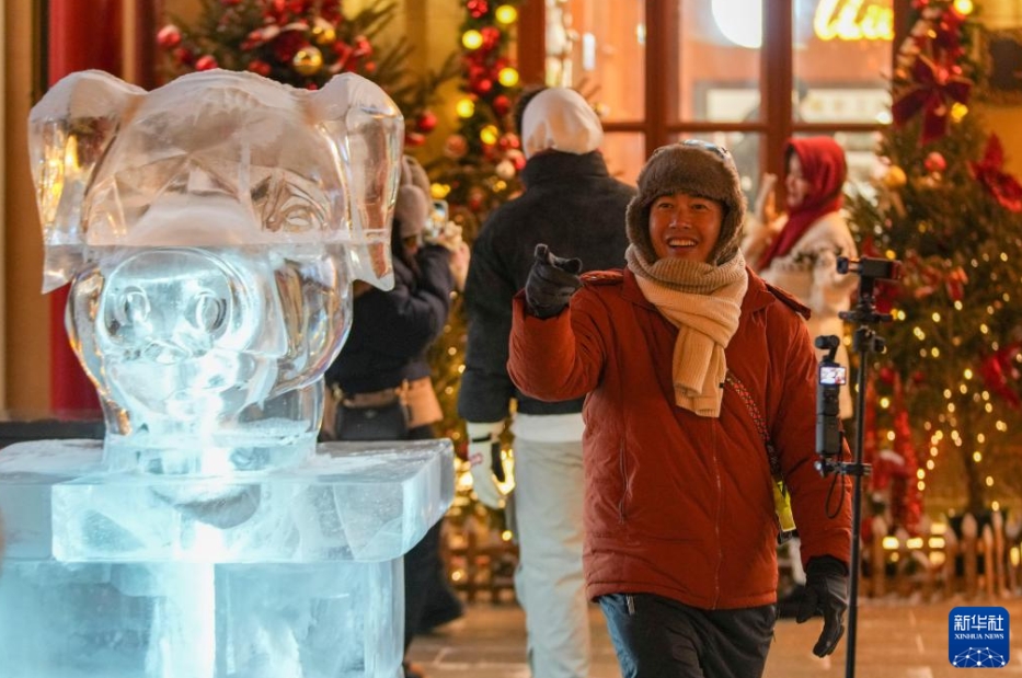 中華バロック歴史文化街区で冬を楽しむ　黒竜江省哈爾浜
