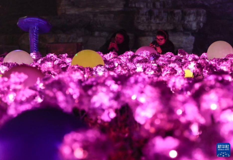 冬の夜を明るく照らす「天宮灯会」　北京