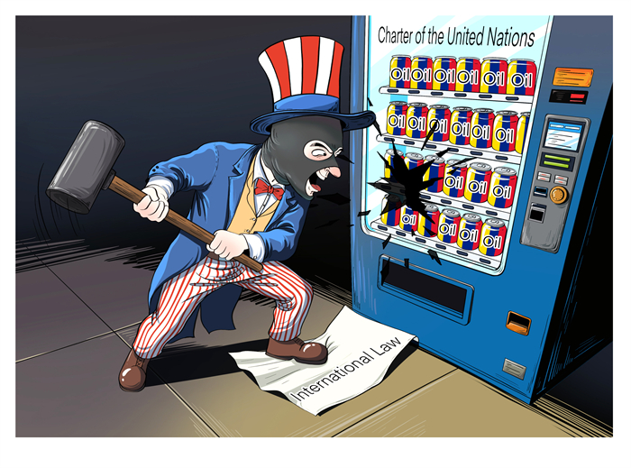 【イラストで読み解く】米国の対ベネズエラ覇権行為「欲しいものは手に入れる」