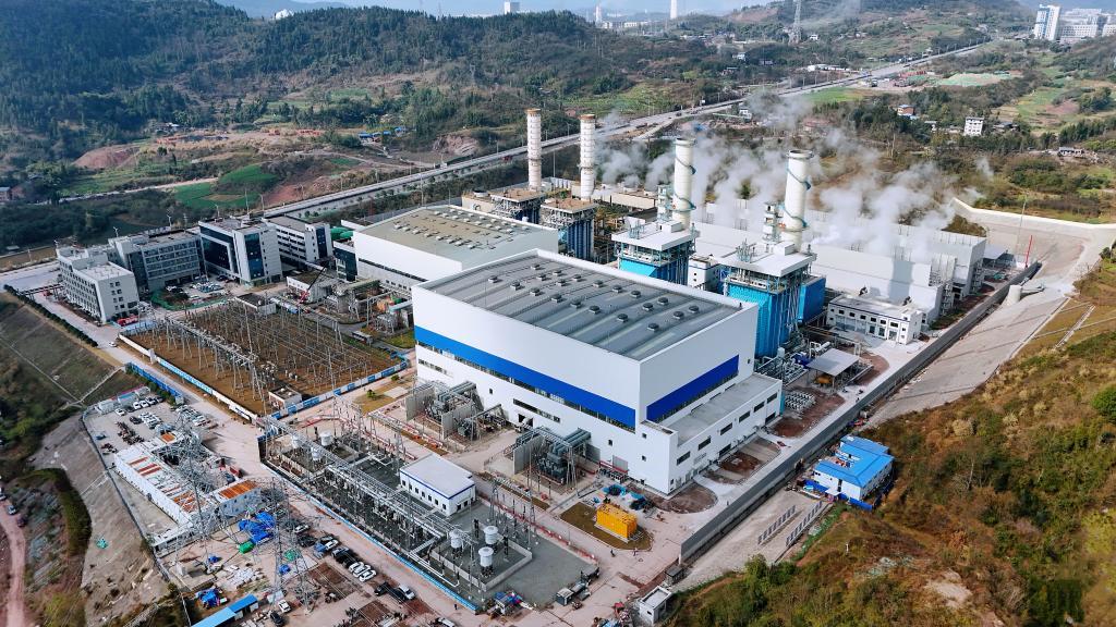 達州ガス火力発電所2期プロジェクト。画像提供：取材先