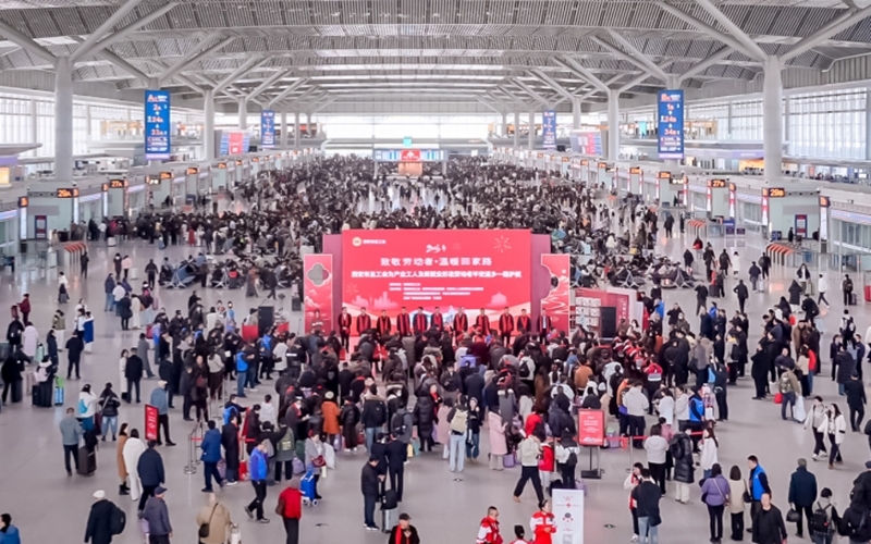 陝西省西安市が帰省する出稼ぎ労働者など対象に無料の特別列車運行