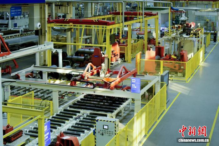 青島海爾中央空調有限公司の工場。（写真提供・取材先）