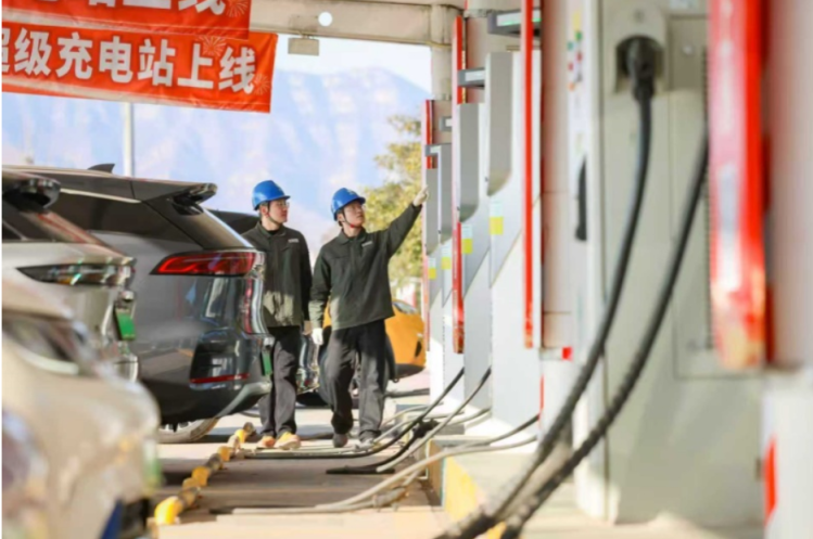 春節9連休中の高速道路の新エネ車充電量が過去最多に
