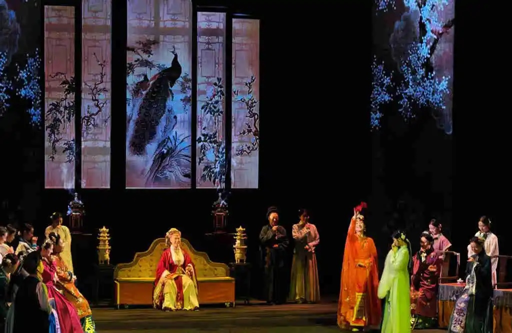 「只有紅楼夢・戯劇幻城」の公演の様子(撮影・瀋柏鋒)。