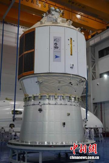 小型貨物宇宙船「軽舟」試作機（白象号）。画像提供：中国科学院