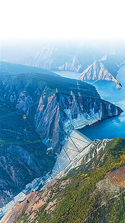 両河口水力発電所プロジェクトの全景（資料写真）