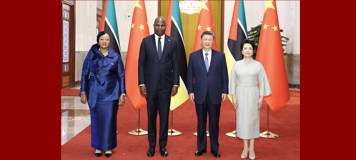 習近平国家主席がモザンビークのチャポ大統領と会談