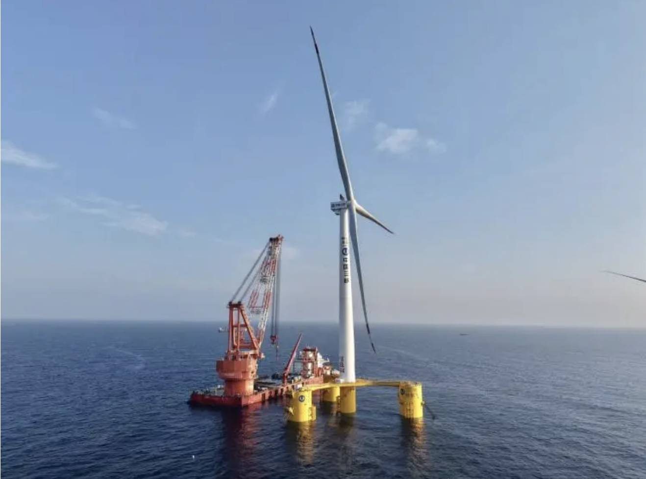 単一の風力発電設備で世界最大容量「三峡領航号」が設置完了