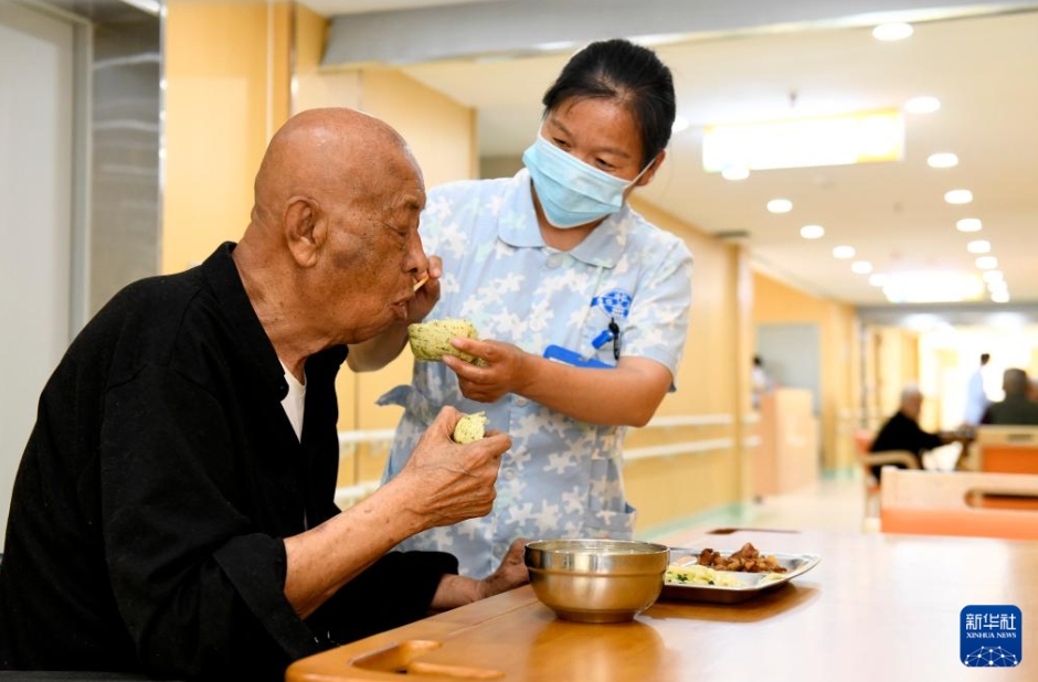 長期介護保険制度が着実に実施されている山東省鄆城県