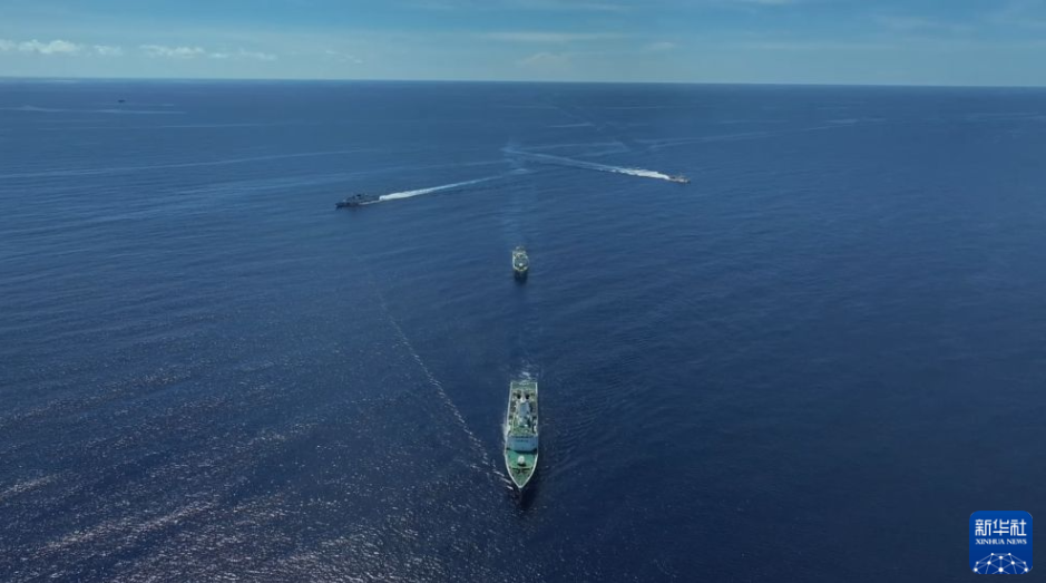 中国海警局、黄岩島海域で権益保護のための訓練を実施