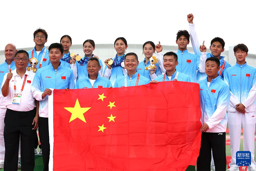 中国が近代五種女子団体で優勝、中国勢初の金メダル！　愛知・名古屋アジア大会