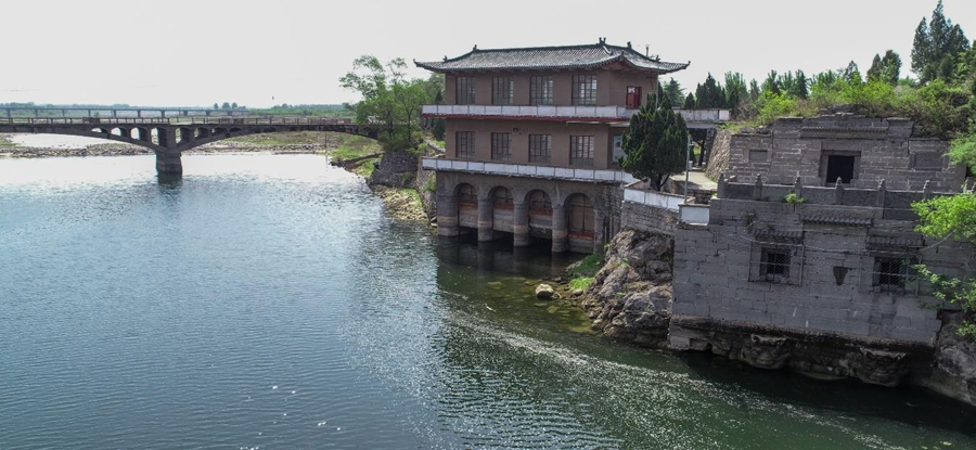 明の時代の永利洞の水源と今の広利渠の水源。