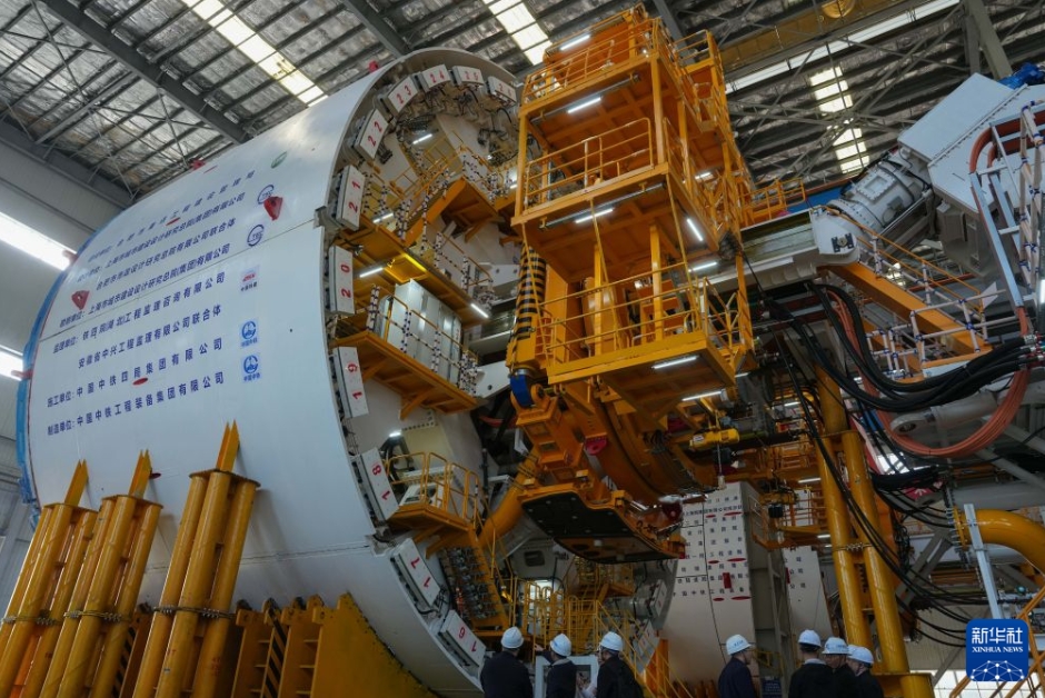 掘削直径16.68メートルの超大口径泥水シールドマシンがラインオフ　浙江省杭州
